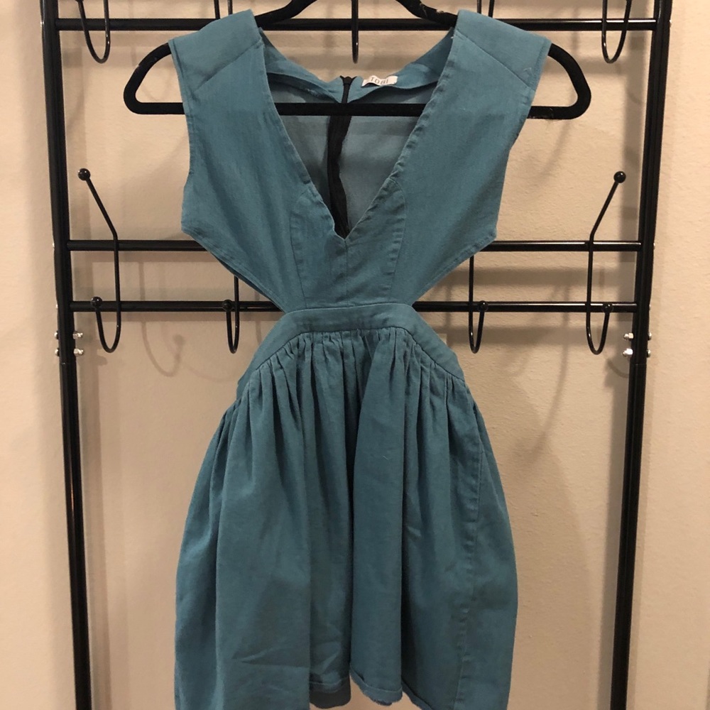 TOBI Teal/Blue Tobi Dress